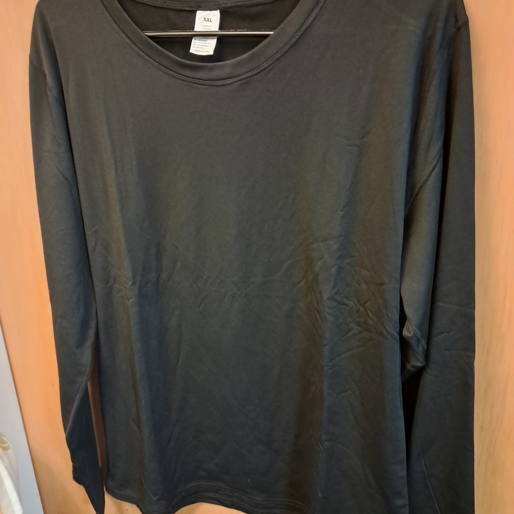 New Womens Set Of 3 In Package Cold Weather Black Long Sleeve Shirts